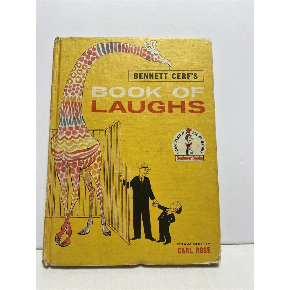 1959 Bennett Cerf's Book of Laughs Dr Seuss Hardback Book